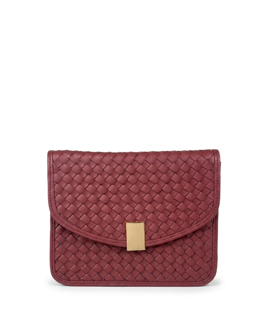 Velaric clutch bag, maroon hard clutch, woven shoulder bag, burgundy evening clutch, fixed chain strap purse, japanese faux leather clutch, women hard shell purse, woven leather shoulder bag, maroon evening handbag, card pocket clutch, chic party clutch bag, designer style woven clutch, wine red chain purse, structured hard clutch, women luxury handbag